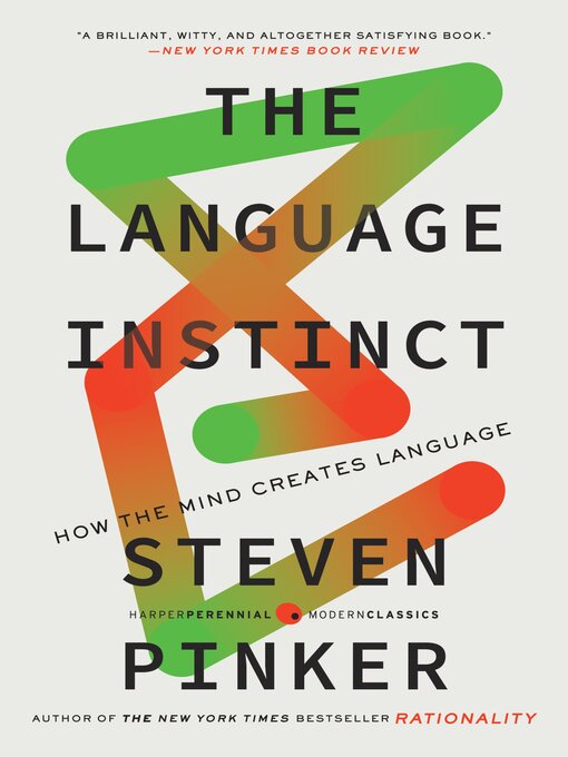 Title details for The Language Instinct by Steven Pinker - Available